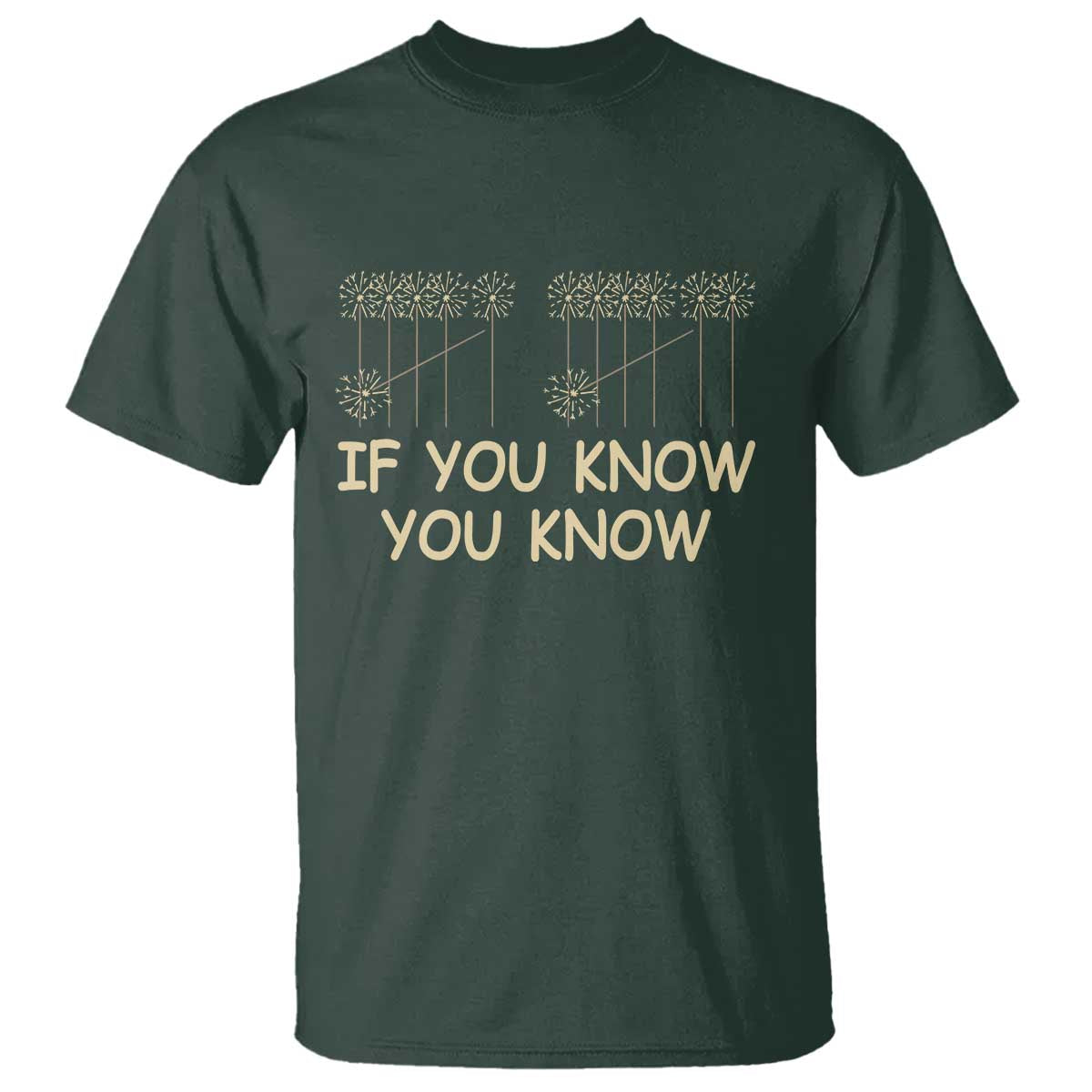 Funny 67 New Year T Shirt If You Know You Know Six Seven Meme Sparklers TS11 Dark Forest Green Print Your Wear