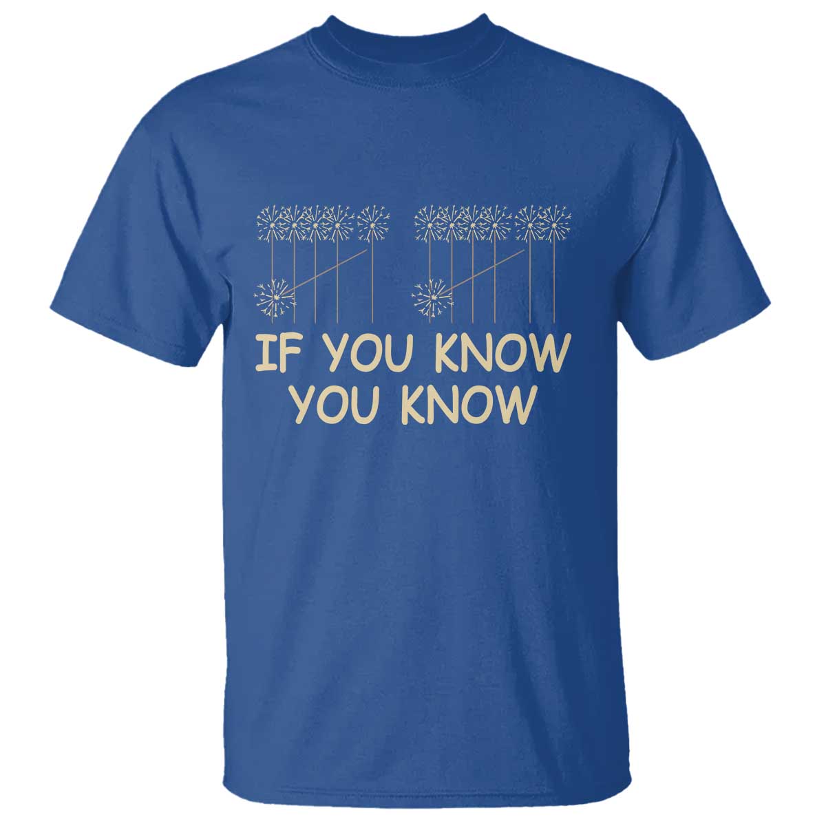 Funny 67 New Year T Shirt If You Know You Know Six Seven Meme Sparklers TS11 Royal Blue Print Your Wear