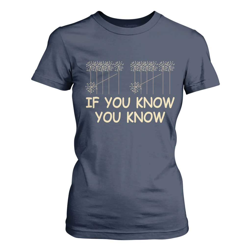 Funny 67 New Year T Shirt For Women If You Know You Know Six Seven Meme Sparklers TS11 Navy Print Your Wear