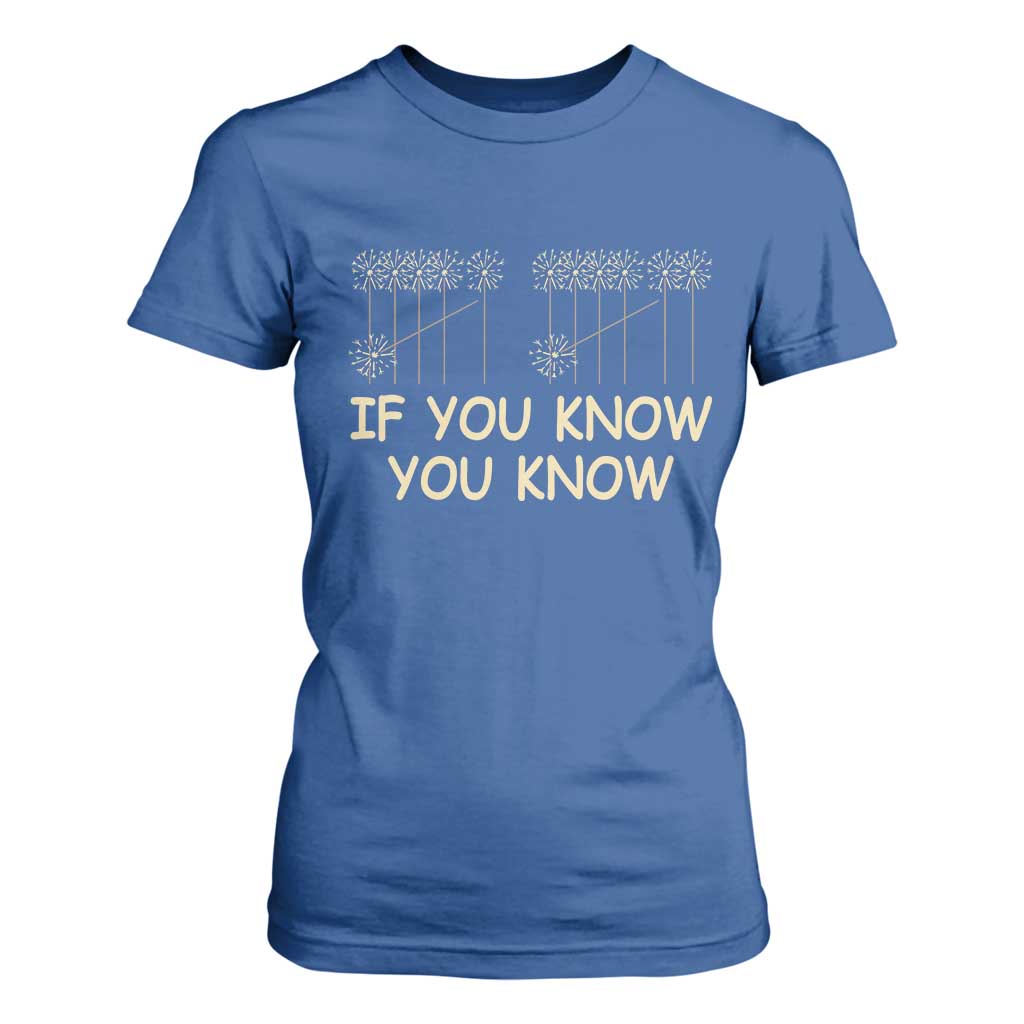 Funny 67 New Year T Shirt For Women If You Know You Know Six Seven Meme Sparklers TS11 Royal Blue Print Your Wear