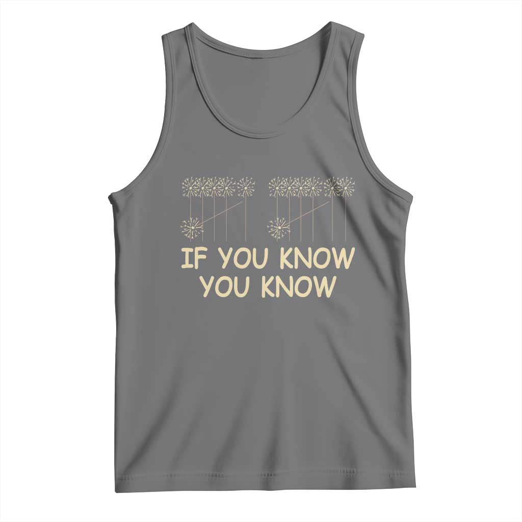 Funny 67 New Year Tank Top If You Know You Know Six Seven Meme Sparklers TS11 Black Heather Print Your Wear