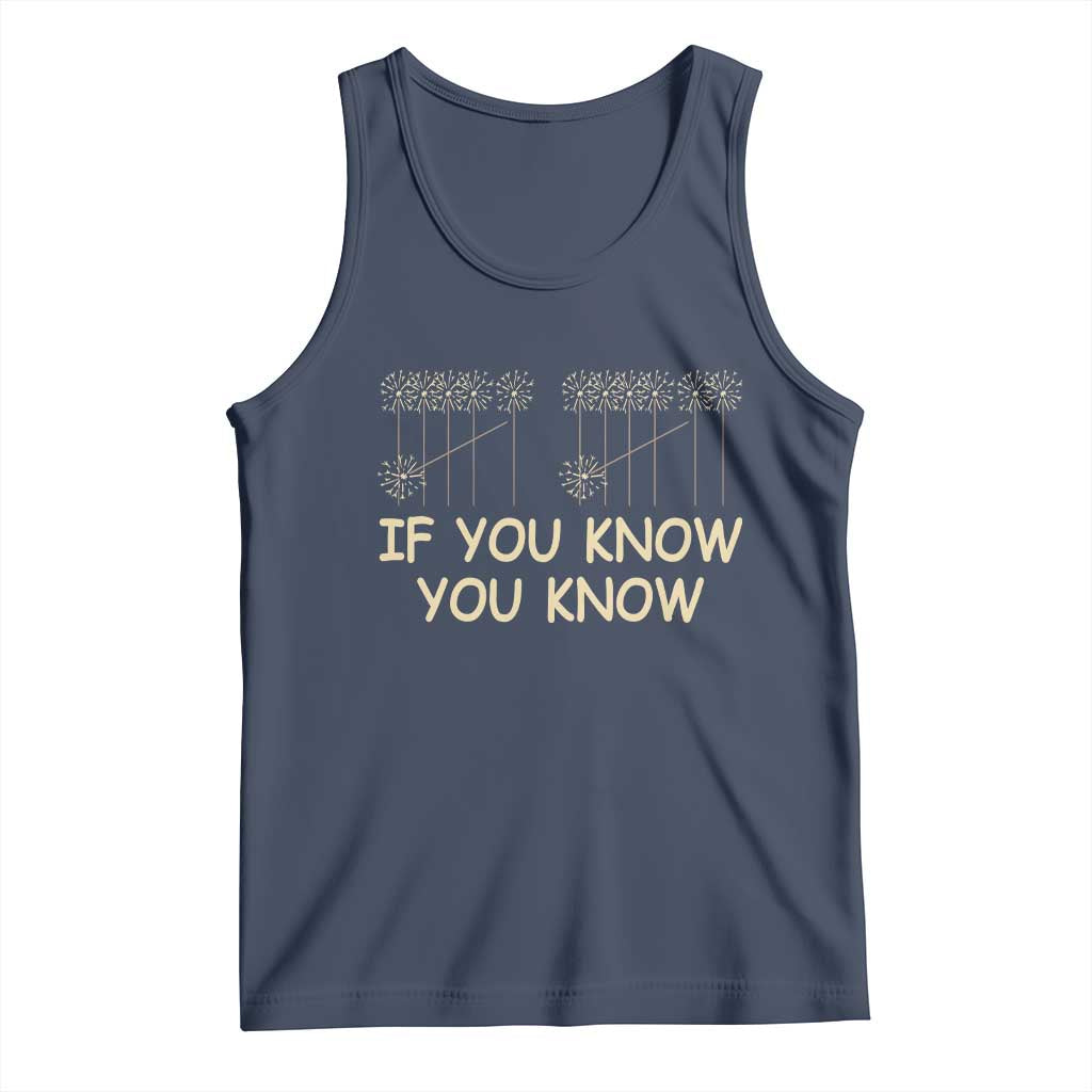 Funny 67 New Year Tank Top If You Know You Know Six Seven Meme Sparklers TS11 Navy Print Your Wear