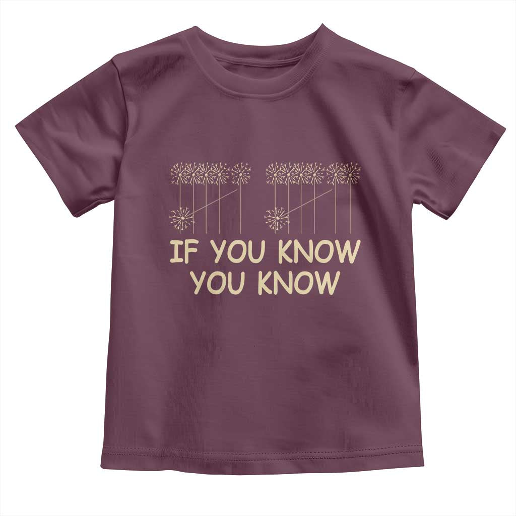 Funny 67 New Year Toddler T Shirt If You Know You Know Six Seven Meme Sparklers TS11 Maroon Print Your Wear