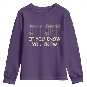 Funny 67 New Year Youth Sweatshirt If You Know You Know Six Seven Meme Sparklers TS11 Purple Print Your Wear
