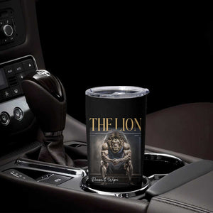 Funny The Lion Doesnt Wipe Tumbler Cup Gen Z Joke Brainrot Raunchy Meme TS11 Print Your Wear