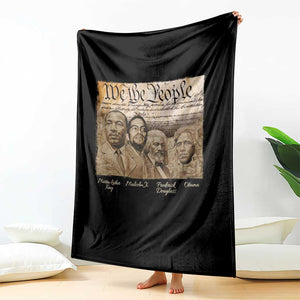 Civil Right Leaders Throw Blanket Martin Luther King Malcolm X Frederick Douglass Obama Black History Month TS11 Print Your Wear