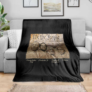 Civil Right Leaders Throw Blanket Martin Luther King Malcolm X Frederick Douglass Obama Black History Month TS11 Print Your Wear
