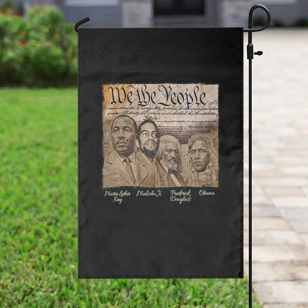 Civil Right Leaders Garden Flag Martin Luther King Malcolm X Frederick Douglass Obama Black History Month TS11 Print Your Wear
