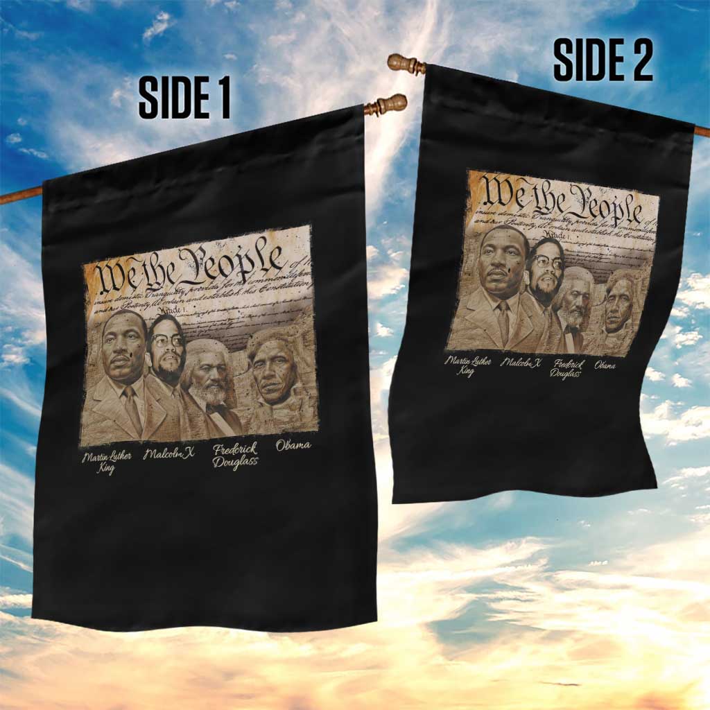 Civil Right Leaders Garden Flag Martin Luther King Malcolm X Frederick Douglass Obama Black History Month TS11 Print Your Wear