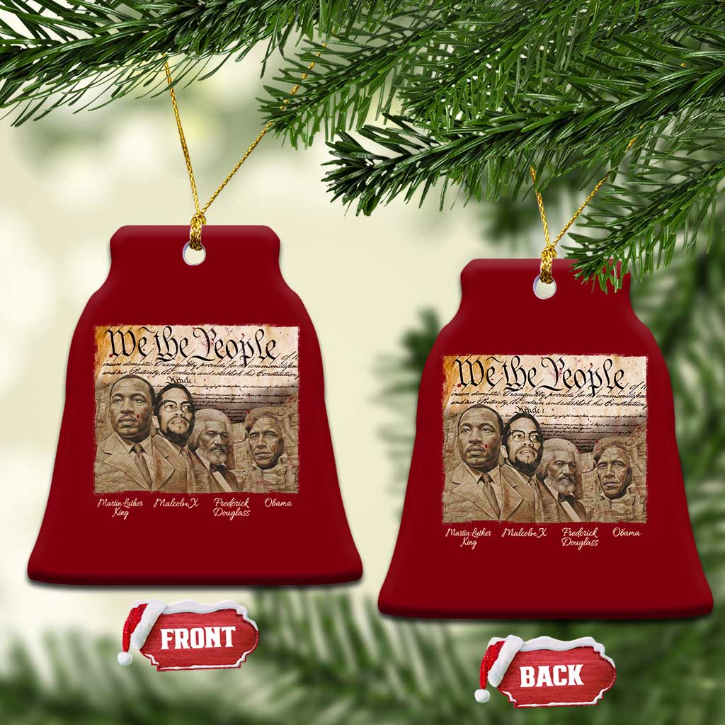 Civil Right Leaders Ceramic Ornament Martin Luther King Malcolm X Frederick Douglass Obama Black History Month TS11 Print Your Wear
