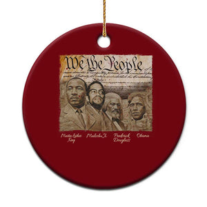 Civil Right Leaders Ceramic Ornament Martin Luther King Malcolm X Frederick Douglass Obama Black History Month TS11 1pc Red Print Your Wear