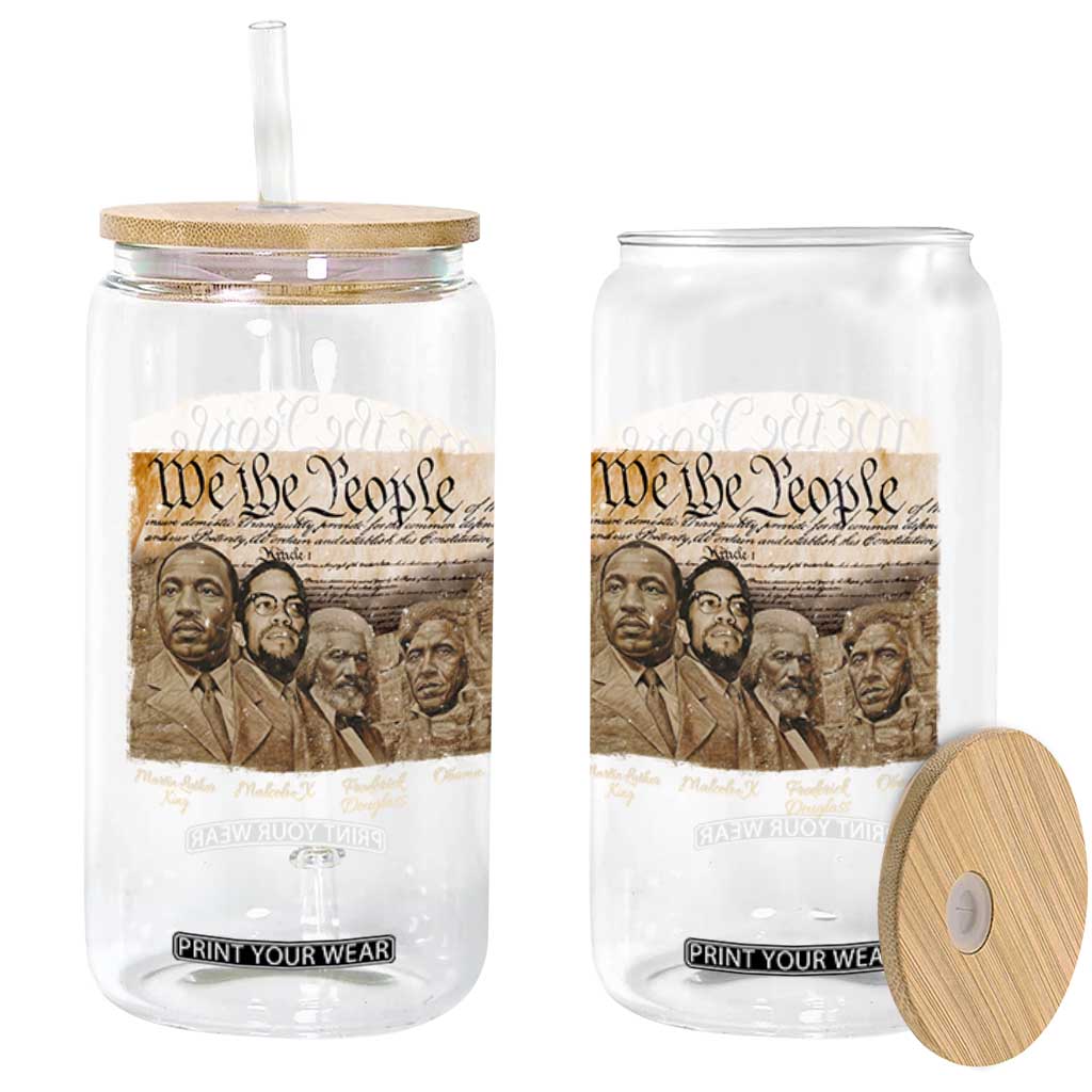 Civil Right Leaders Glass Can Martin Luther King Malcolm X Frederick Douglass Obama Black History Month TS11 Print Your Wear