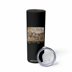 Civil Right Leaders Skinny Tumbler Martin Luther King Malcolm X Frederick Douglass Obama Black History Month TS11 Print Your Wear