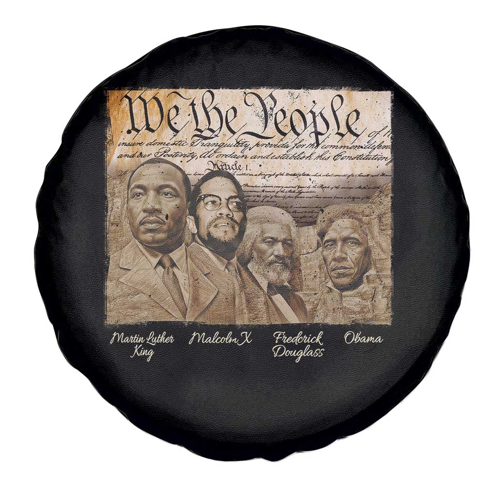 Civil Right Leaders Spare Tire Cover Martin Luther King Malcolm X Frederick Douglass Obama Black History Month TS11 Print Your Wear
