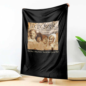 Black Women Leaders Throw Blanket Harriet Tubman Shirley Fannie Hamer Sojourner Truth Black History Month TS11 Print Your Wear