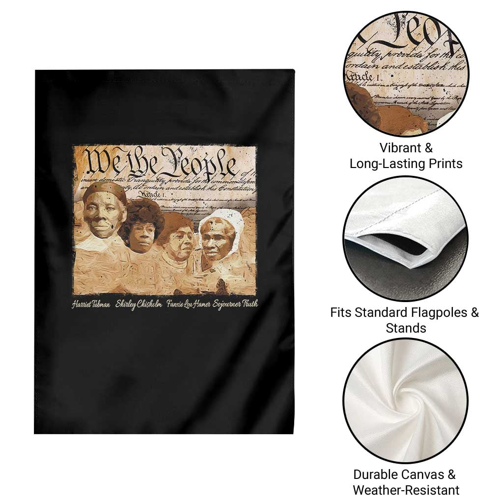 Black Women Leaders Garden Flag Harriet Tubman Shirley Fannie Hamer Sojourner Truth Black History Month TS11 Print Your Wear