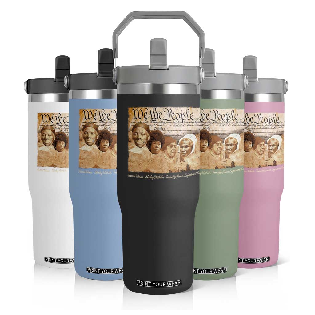 Black Women Leaders Flip Straw Tumbler Harriet Tubman Shirley Fannie Hamer Sojourner Truth Black History Month TS11 Print Your Wear