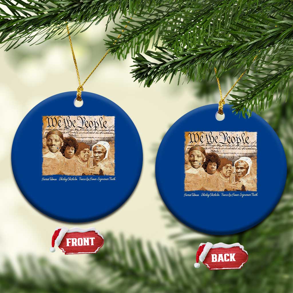 Black Women Leaders Ceramic Ornament Harriet Tubman Shirley Fannie Hamer Sojourner Truth Black History Month TS11 1pc Blue Print Your Wear