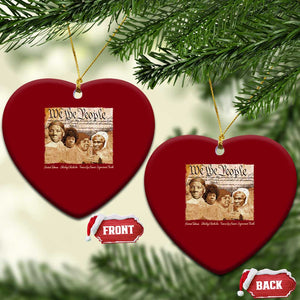 Black Women Leaders Ceramic Ornament Harriet Tubman Shirley Fannie Hamer Sojourner Truth Black History Month TS11 Print Your Wear