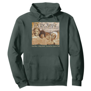 Black Women Leaders Hoodie Harriet Tubman Shirley Fannie Hamer Sojourner Truth Black History Month TS11 Dark Forest Green Print Your Wear