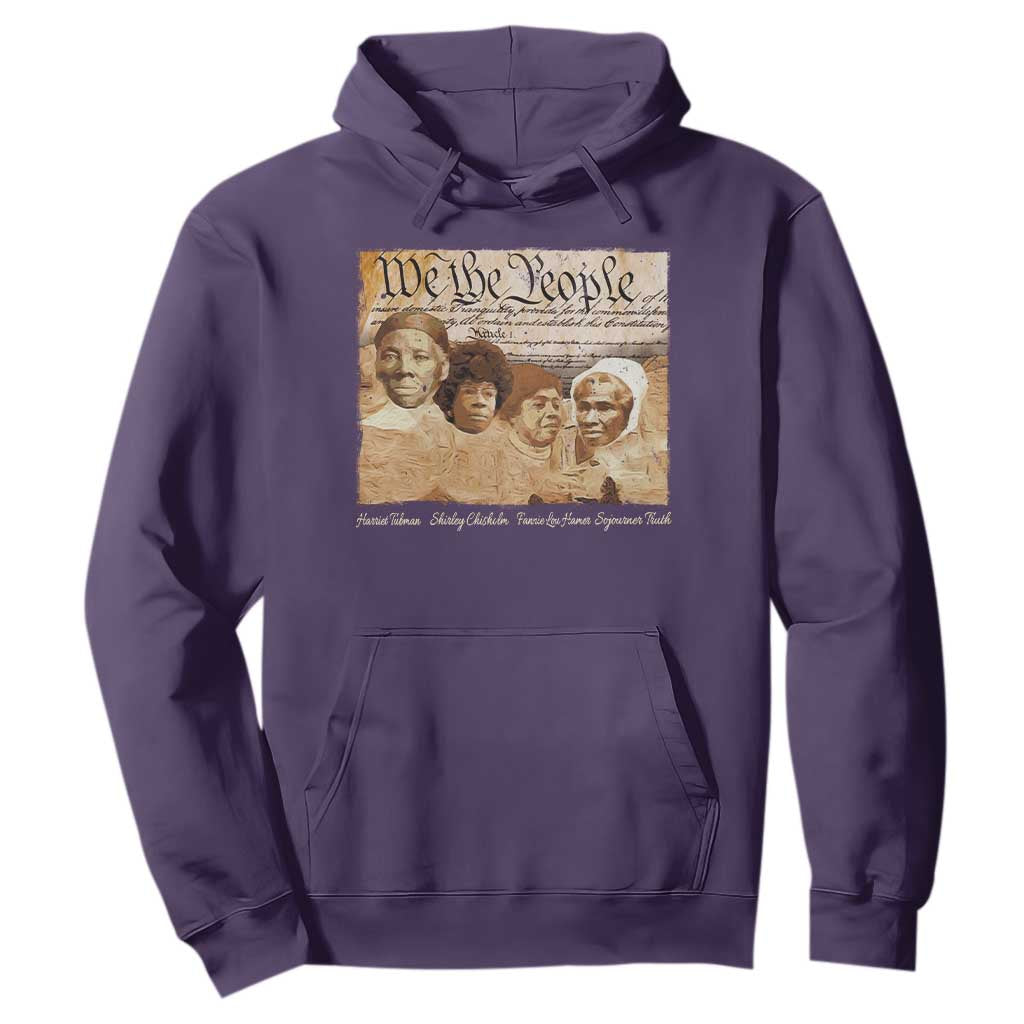 Black Women Leaders Hoodie Harriet Tubman Shirley Fannie Hamer Sojourner Truth Black History Month TS11 Purple Print Your Wear