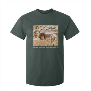 Black Women Leaders T Shirt For Kid Harriet Tubman Shirley Fannie Hamer Sojourner Truth Black History Month TS11 Dark Forest Green Print Your Wear