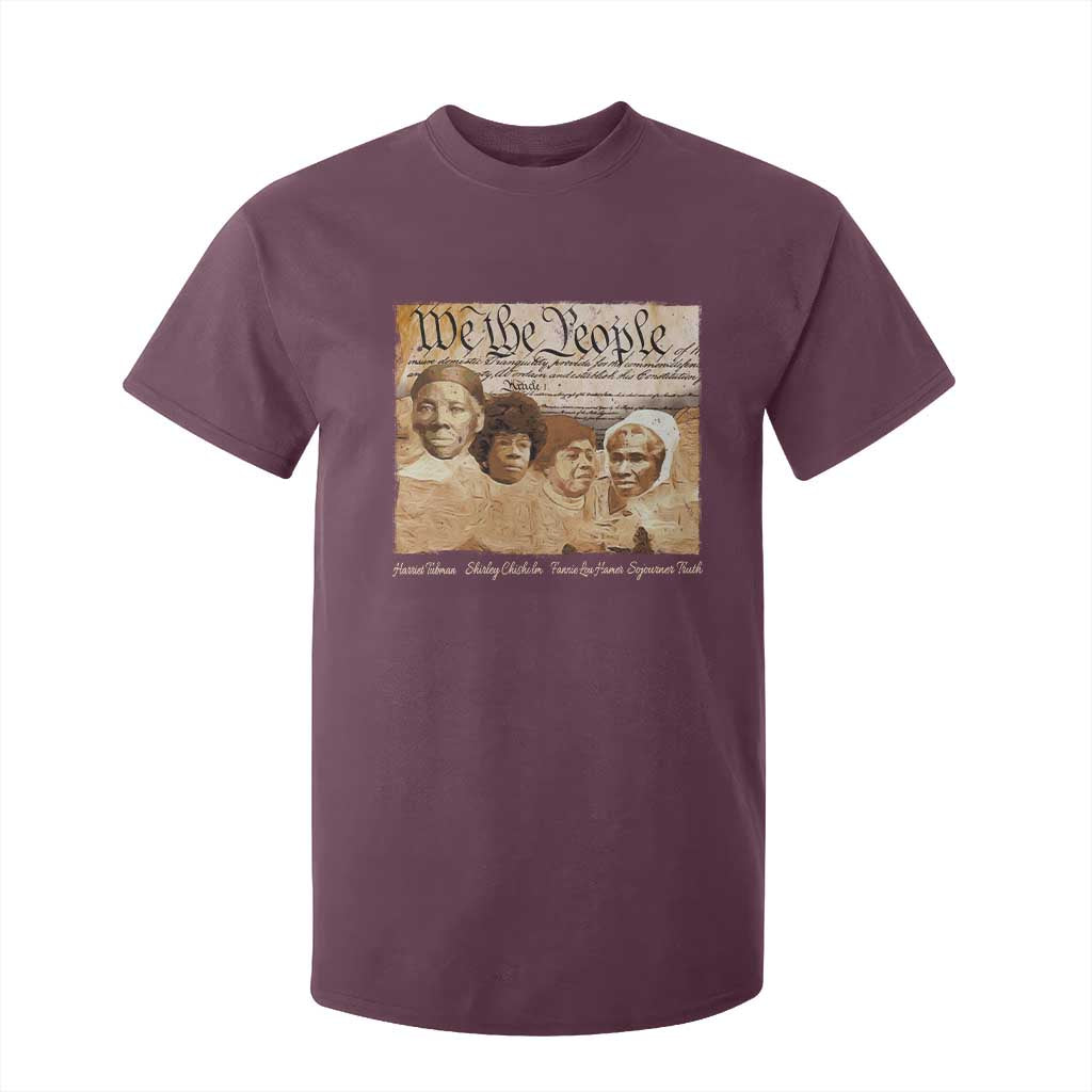 Black Women Leaders T Shirt For Kid Harriet Tubman Shirley Fannie Hamer Sojourner Truth Black History Month TS11 Maroon Print Your Wear