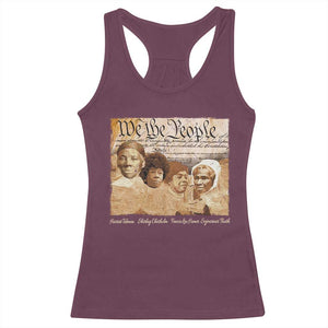Black Women Leaders Racerback Tank Top Harriet Tubman Shirley Fannie Hamer Sojourner Truth Black History Month TS11 Maroon Print Your Wear