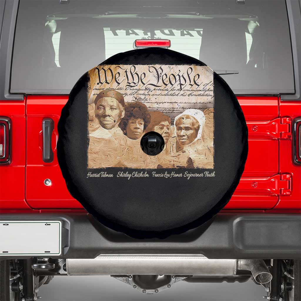 Black Women Leaders Spare Tire Cover Harriet Tubman Shirley Fannie Hamer Sojourner Truth Black History Month TS11 Black Print Your Wear