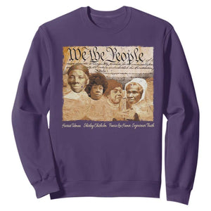 Black Women Leaders Sweatshirt Harriet Tubman Shirley Fannie Hamer Sojourner Truth Black History Month TS11 Purple Print Your Wear