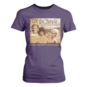 Black Women Leaders T Shirt For Women Harriet Tubman Shirley Fannie Hamer Sojourner Truth Black History Month TS11 Purple Print Your Wear