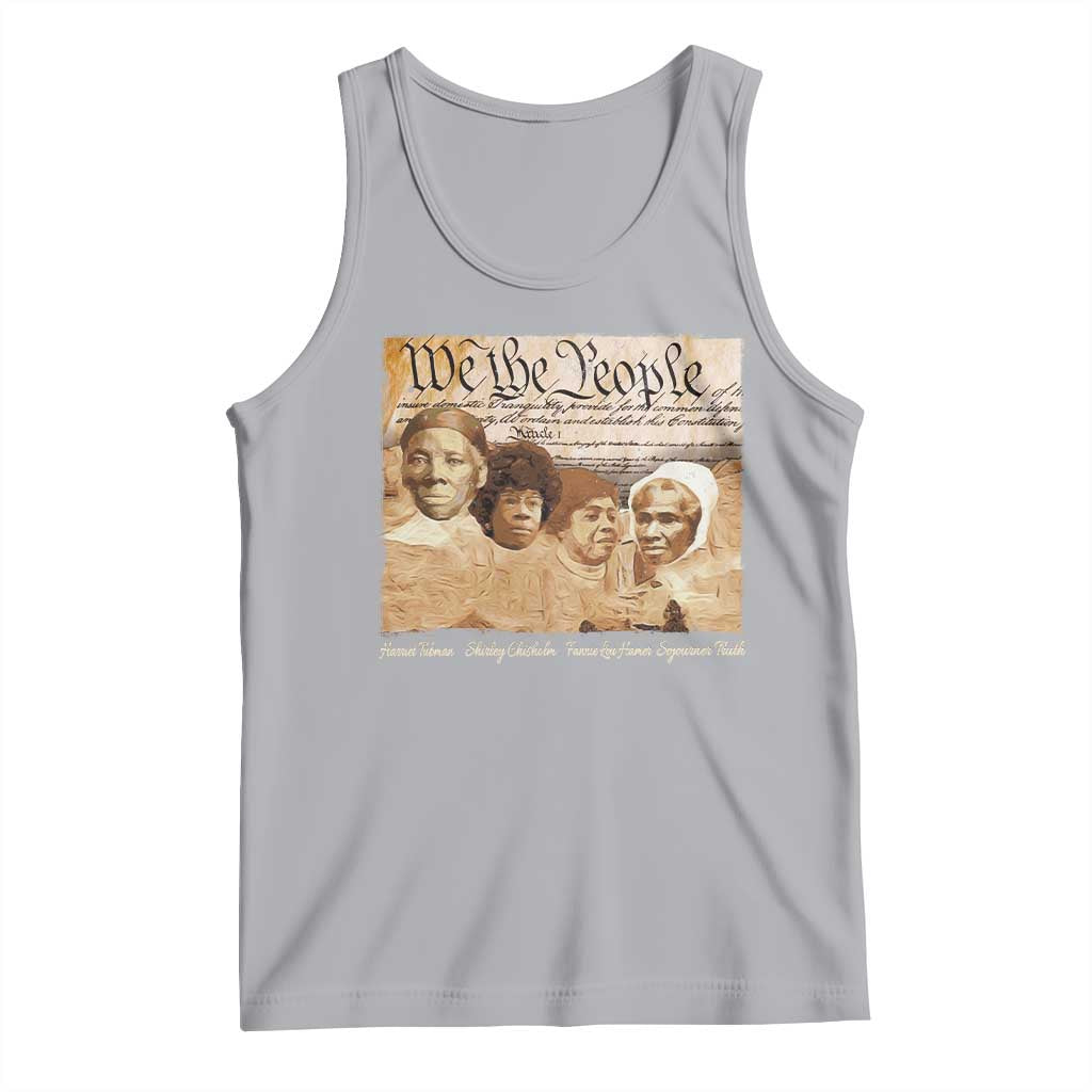 Black Women Leaders Tank Top Harriet Tubman Shirley Fannie Hamer Sojourner Truth Black History Month TS11 Athletic Heather Print Your Wear