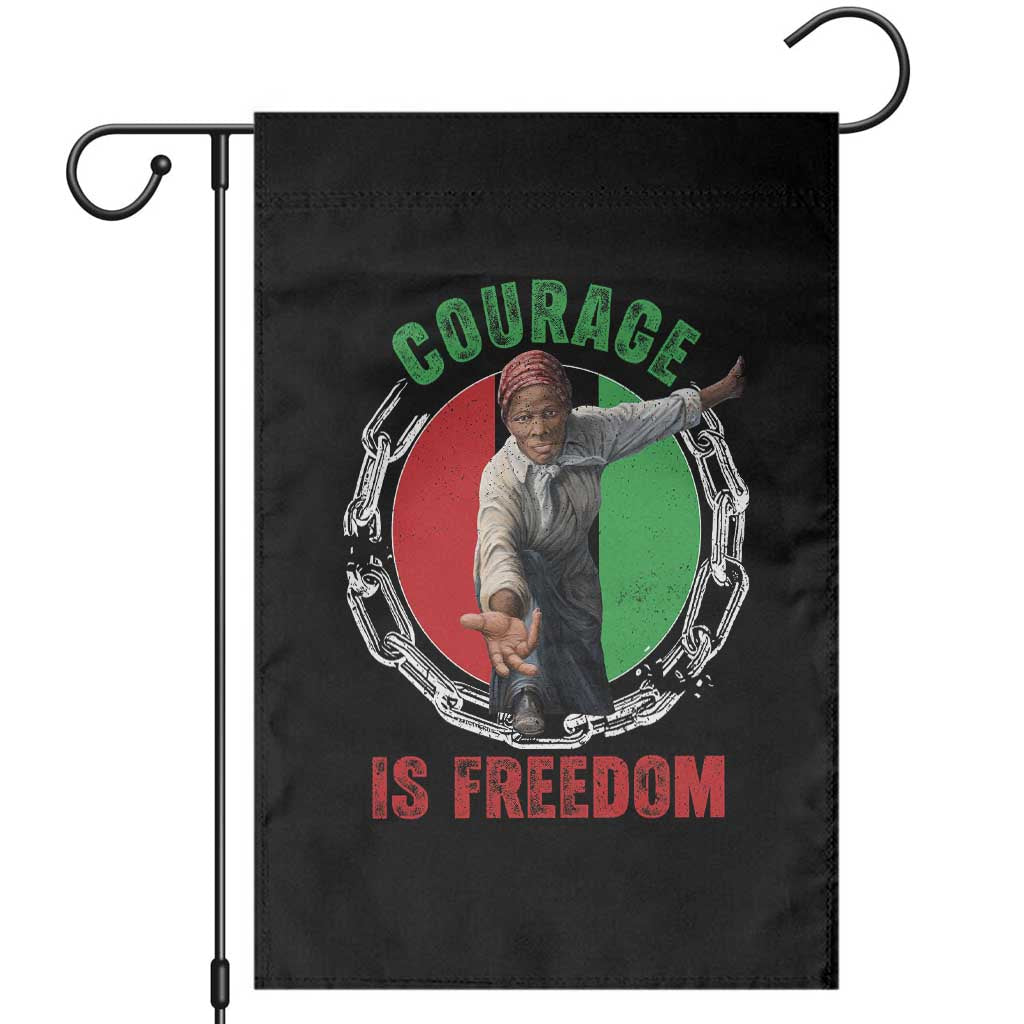 Harriet Tubman Garden Flag Courage Is Freedom Black History Hero TS11 Black Print Your Wear