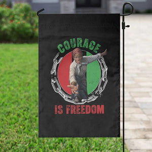 Harriet Tubman Garden Flag Courage Is Freedom Black History Hero TS11 Print Your Wear