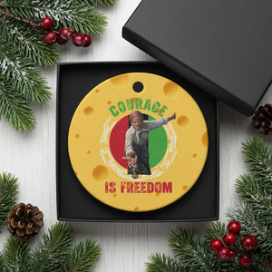 Harriet Tubman Ceramic Ornament Courage Is Freedom Black History Hero TS11 1pc Yellow Cheese Print Your Wear