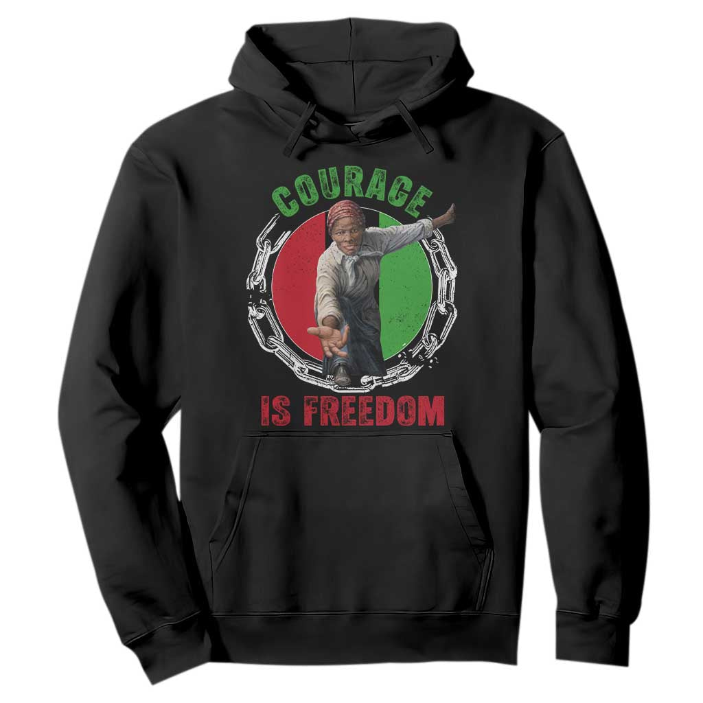 Harriet Tubman Hoodie Courage Is Freedom Black History Hero TS11 Black Print Your Wear