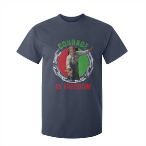 Harriet Tubman T Shirt For Kid Courage Is Freedom Black History Hero TS11 Navy Print Your Wear
