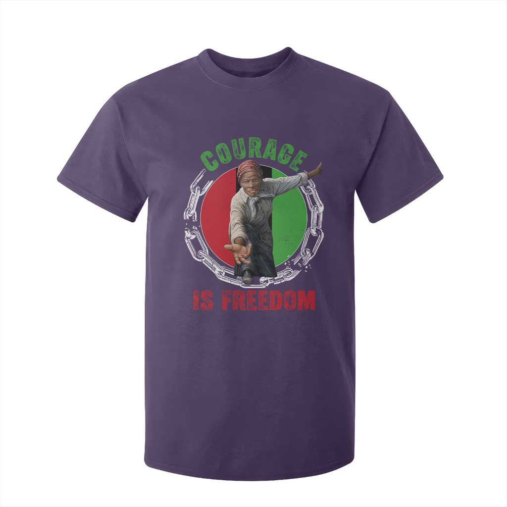 Harriet Tubman T Shirt For Kid Courage Is Freedom Black History Hero TS11 Purple Print Your Wear