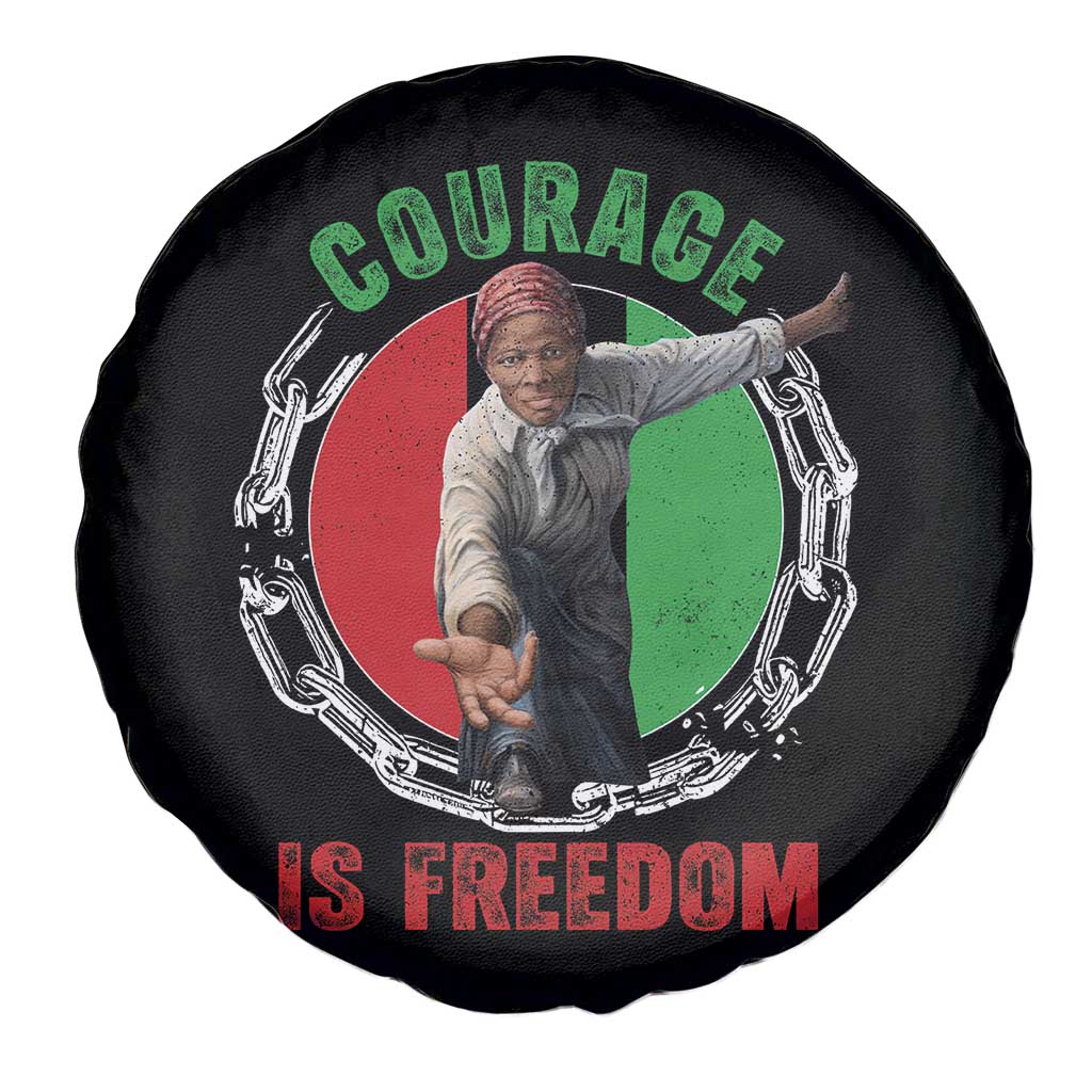 Harriet Tubman Spare Tire Cover Courage Is Freedom Black History Hero TS11 Print Your Wear