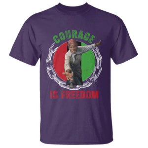 Harriet Tubman T Shirt Courage Is Freedom Black History Hero TS11 Purple Print Your Wear