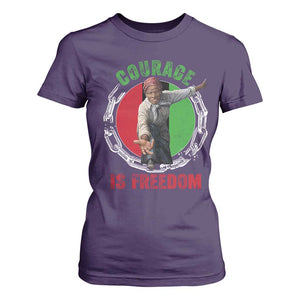 Harriet Tubman T Shirt For Women Courage Is Freedom Black History Hero TS11 Purple Print Your Wear
