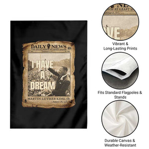 I Have A Dream Martin Luther King MLK Day Garden Flag March On Washington Black History TS11 Print Your Wear