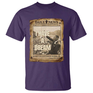 I Have A Dream Martin Luther King MLK Day T Shirt March On Washington Black History TS11 Purple Print Your Wear