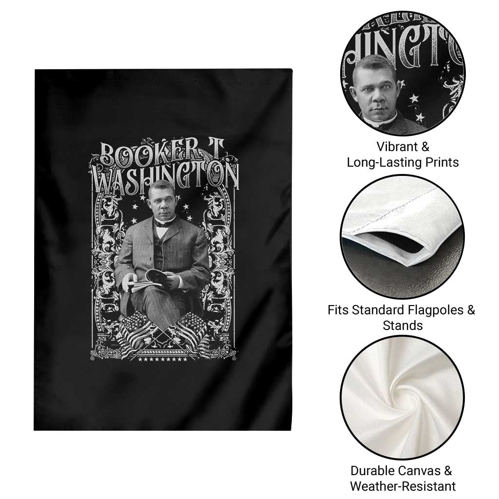 Booker Taliaferro Washington Garden Flag African American Educator Black History TS11 Print Your Wear