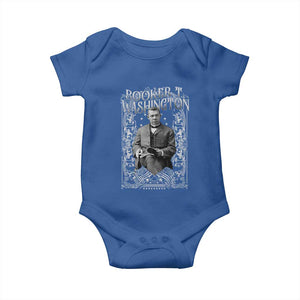 Booker Taliaferro Washington Baby Onesie African American Educator Black History TS11 Royal Blue Print Your Wear