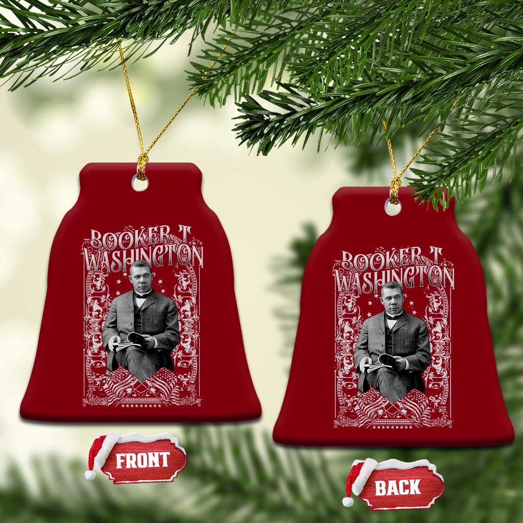 Booker Taliaferro Washington Ceramic Ornament African American Educator Black History TS11 Print Your Wear
