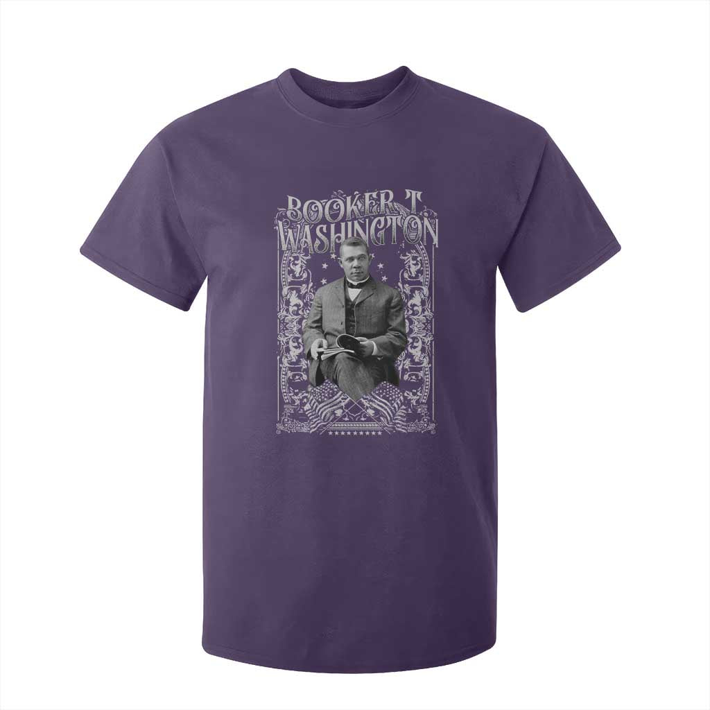 Booker Taliaferro Washington T Shirt For Kid African American Educator Black History TS11 Purple Print Your Wear