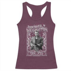 Booker Taliaferro Washington Racerback Tank Top African American Educator Black History TS11 Maroon Print Your Wear