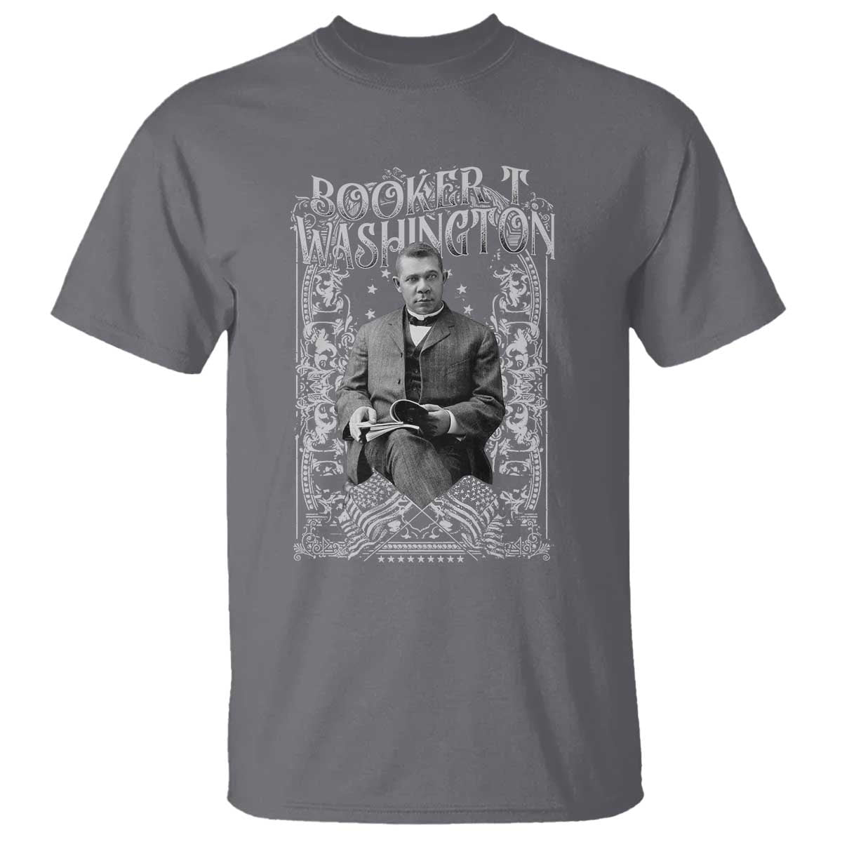 Booker Taliaferro Washington T Shirt African American Educator Black History TS11 Charcoal Print Your Wear