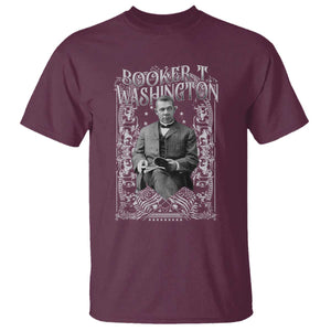 Booker Taliaferro Washington T Shirt African American Educator Black History TS11 Maroon Print Your Wear